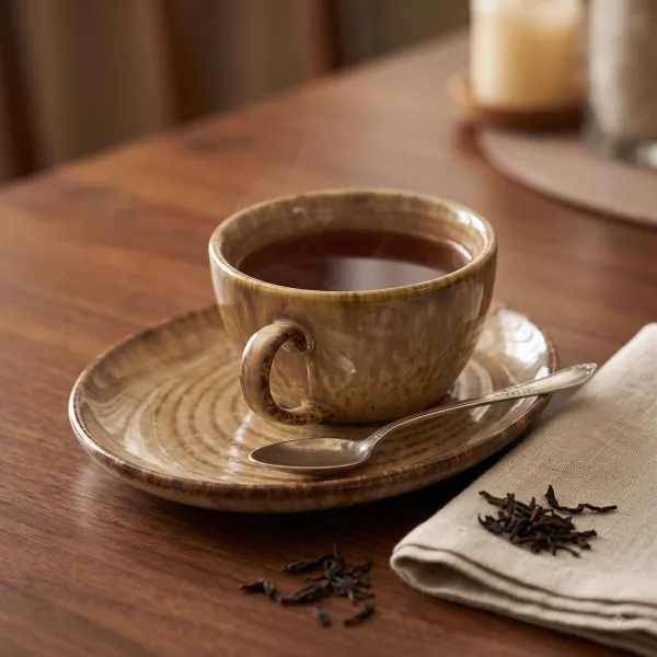 "Sahara" Ceramic Wide-Mouth Tea Set