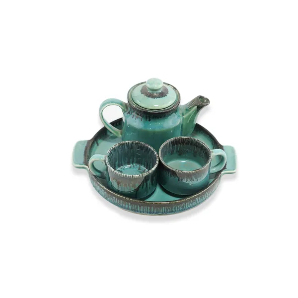 "Lagoon Harmony" 4-Piece Tea Service hover